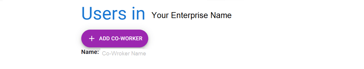 Enterprise Menu Item